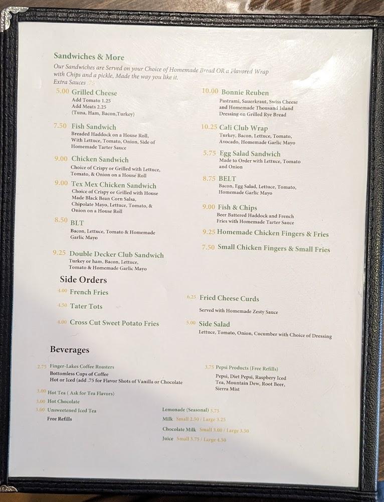 Bonnie's Menu image 3